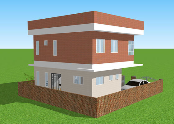 ओडीएम लाइटवेट स्टील स्ट्रक्चर विंडप्रूफ प्रीफैब्रिकेटेड लाइट स्टील विला हाउस