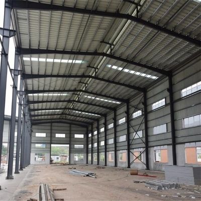 ​Q235/Q355 स्टील स्ट्रक्चर वर्कशॉप पूर्वनिर्मित स्टील फ्रेम बिल्डिंग