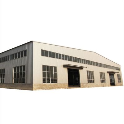 इंडस्ट्रियल स्टील स्ट्रक्चर वर्कशॉप कंस्ट्रक्शन प्रीफैब मल्टीफंक्शनल