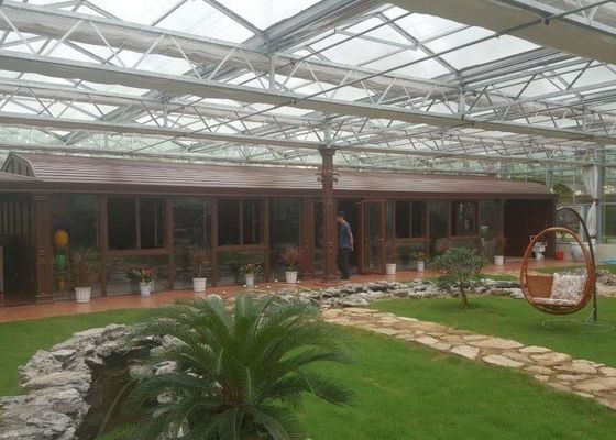 हाई ग्रेड वेनलो ग्लास ग्रीनहाउस गैल्वेनाइज्ड पाइप कमर्शियल