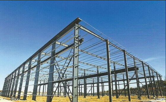 वाणिज्यिक भवन के लिए हल्के इस्पात संरचना गोदाम