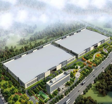 कार्यशाला के लिए उच्च शक्ति वाले जस्ती इस्पात संरचना भवन