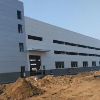 कार्गो भंडारण के लिए पूर्वनिर्मित पोर्टेबल इकट्ठे इस्पात संरचना गोदाम
