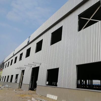 गेबल फ्रेम लाइट मेटल बिल्डिंग इंडस्ट्रियल स्टील स्ट्रक्चर कार्यशाला