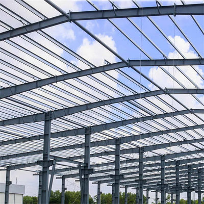 ISO9001 स्टील संरचना कार्यशाला पूर्वनिर्मित स्टील फ्रेम भवन