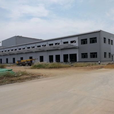 हल्के स्टील संरचना गोदाम पूर्वनिर्मित औद्योगिक शेड डिजाइन