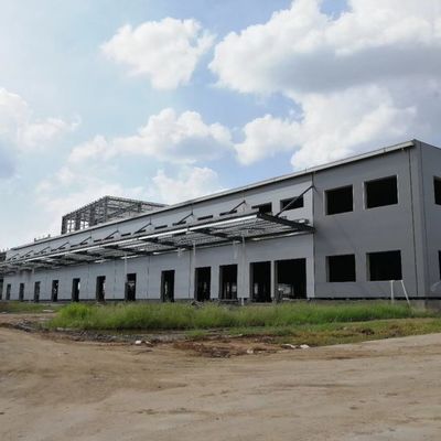 हल्के स्टील संरचना गोदाम पूर्वनिर्मित औद्योगिक शेड डिजाइन