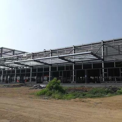 हल्के स्टील संरचना गोदाम पूर्वनिर्मित औद्योगिक शेड डिजाइन