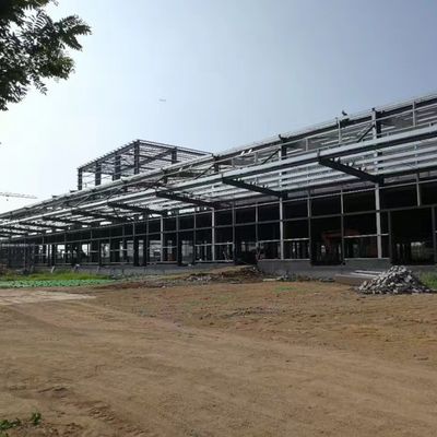 हल्के स्टील संरचना गोदाम पूर्वनिर्मित औद्योगिक शेड डिजाइन