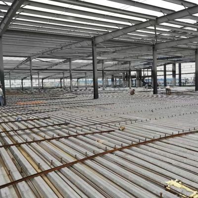 आसानी से इकट्ठे जलरोधक पूर्वनिर्मित भवन इस्पात संरचना गोदाम