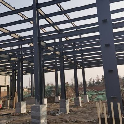 ग्रेट स्पैन लाइट स्टील स्ट्रक्चर बिल्डिंग वर्कशॉप क्रेन बीम के साथ