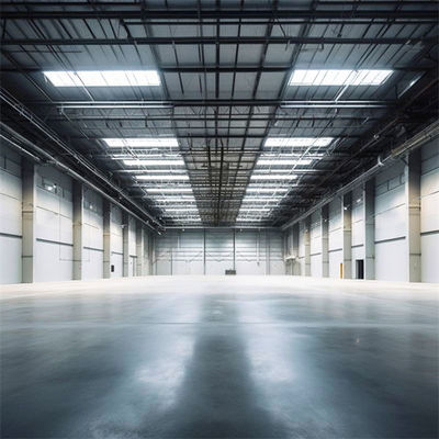 A steel structure workshop constructed using Q355/Q235 materials from China