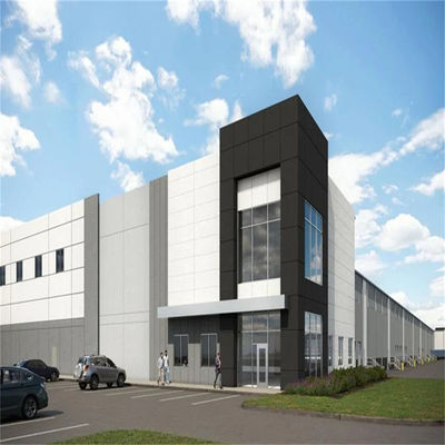 एल्यूमीनियम खिड़कियां कार्यालय भवन जिसमें फर्श डेक शामिल है शहरी वाणिज्यिक विकास और कार्यालय परिसरों के लिए डिज़ाइन किया गया कंक्रीट