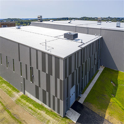 प्रीफैब्रिकेटेड लाइट स्टील फ्रेम वर्कशॉप स्टील मकई प्रसंस्करण संयंत्र