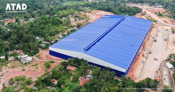 उन्नत स्रोत इस्पात संरचना प्रसंस्करण और विनिर्माण कार्यशाला