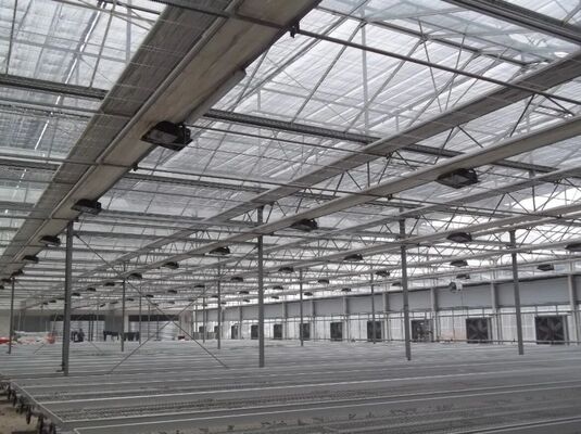 फल की खेती के लिए ग्रीनहाउस, बड़े वूनलूस दर्शनीय स्थलों के लिए ग्लास ग्रीनहाउस